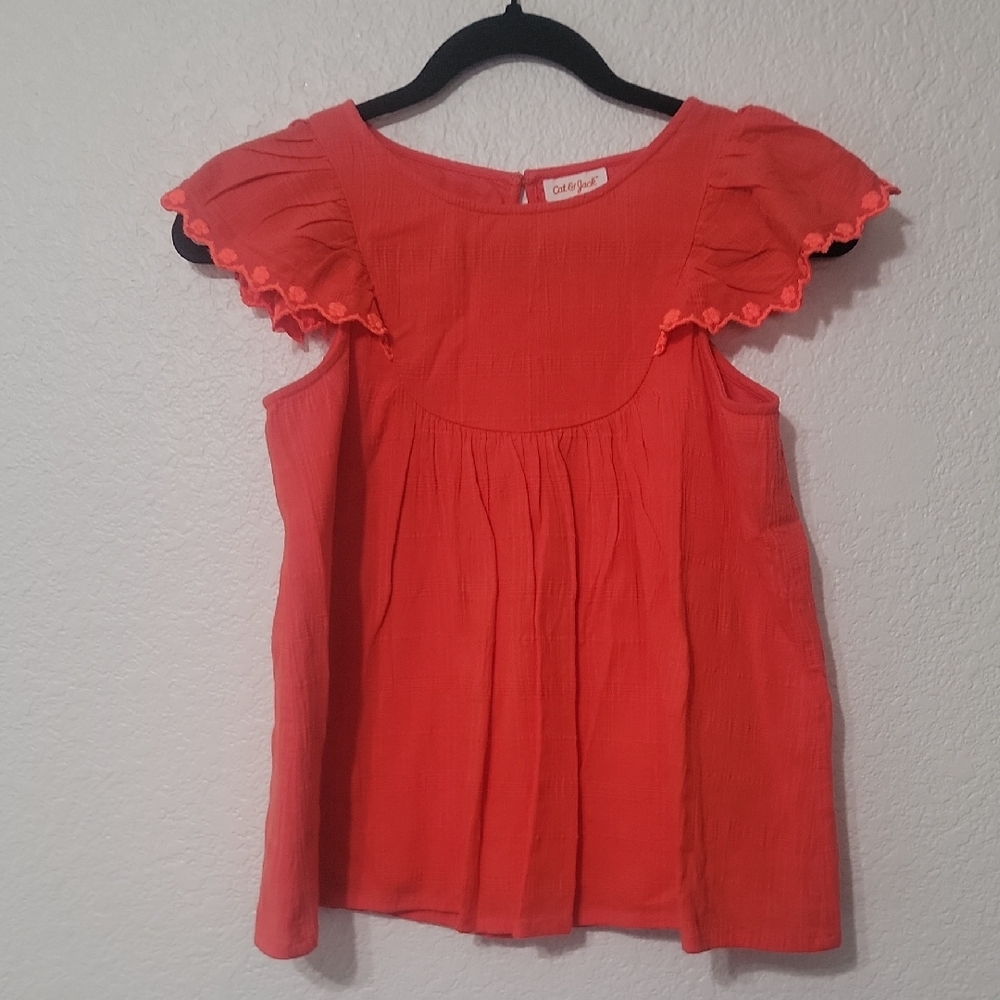 Cat & Jack Vibrant Red Top